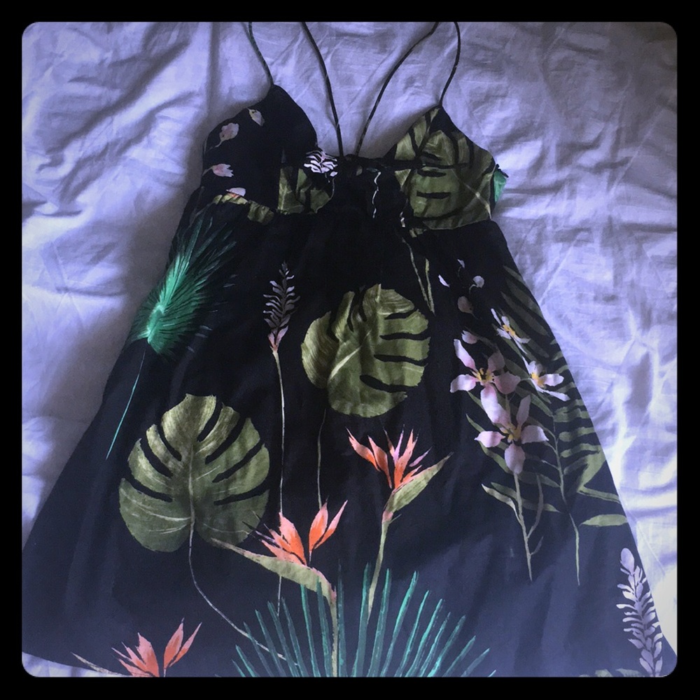 Zara floral dress